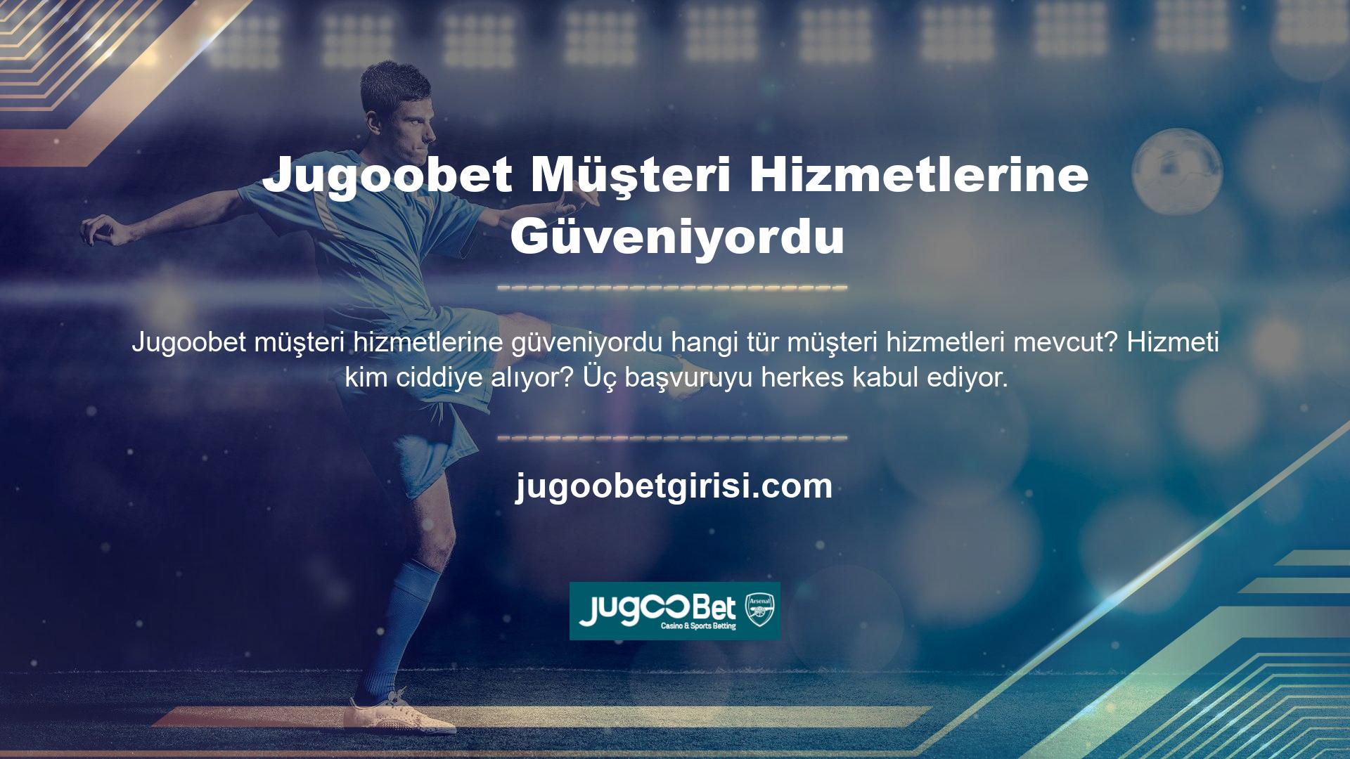 Yerinde hizmet uygulamamız Jugoobet de tarafımızdan aktif olarak kullanılmaktadır